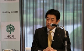 [Event Report] The 31st Special Breakfast Meeting “Health Care Reform and Japan Vision: Health Care 2035″　(Mr. Yasuhisa Shiozaki, Minister of Health, Labour and Welfare)