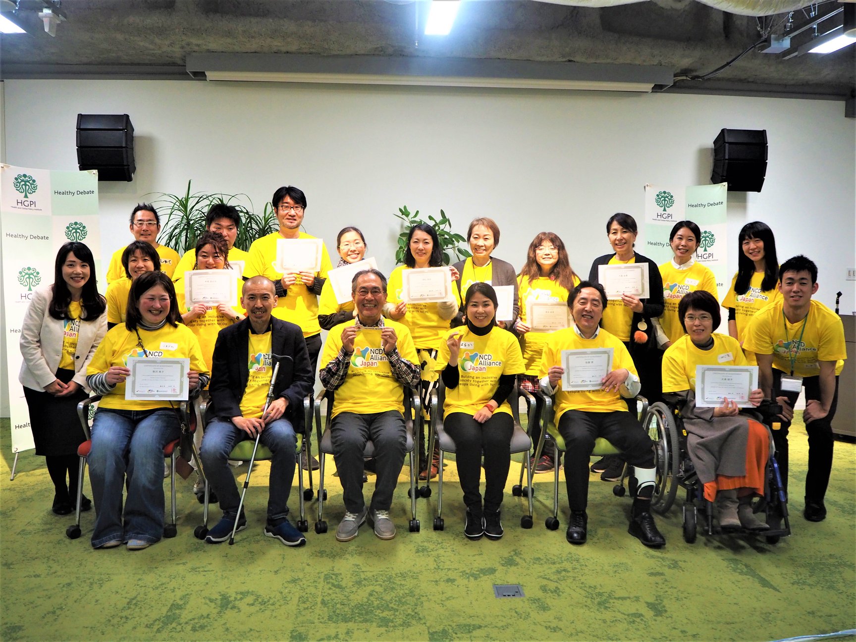 [Event Report] The Our View, Our Voices Workshop for Building Advocacy Skills and Developing Confidence for Spokespeople Among People living with NCDs (December 22, 2019)
