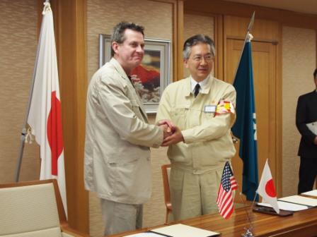 Project HOPEと岩手県知事による覚書調印